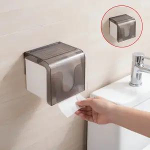 욕실 방수 선반형 휴지걸이 핸드폰거치 무타공 화장지걸이