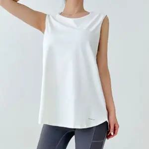 메쉬 슬리브리스 시원한 데일리룩 운동복 여성힙커버