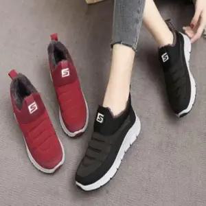 여성 겨울운동화 털신발 털운동화 기모신발 털단화 WCB33D6