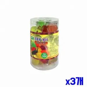 WL 사육곤충 애완곤충용 젤리 35P x3개 곤충사료 곤충사료 반려동물용품 애완용품 곤충먹이