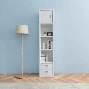 (수도권무료) 보루네오 V컷팅 400 5단 콤비 견고한책장 U804