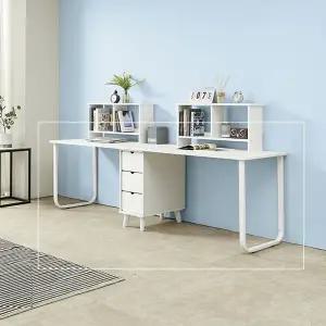 2000 철제다리 책상 커플 형제자매 따로 또 같이 2개세트 BJ5271R (착불)