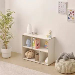 구르미 유아동 800 2단 낮은 책장 교구장 BJ5712R (착불)