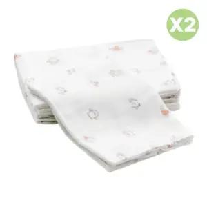 리에또 신생아 밤부 천기저귀 수건 대형 10매 쿠잉