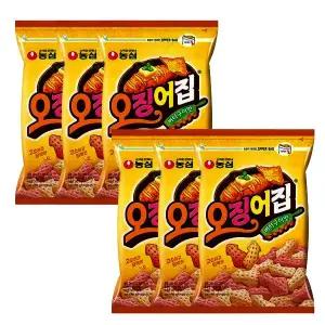 오징어집 지퍼백 260g x 6개 (대용량 과자)