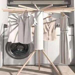 대형 고급 원목 빨래건조대