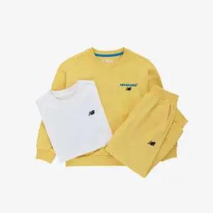 [셀러허브]뉴발란스키즈(NB Kids) [3PCS] CLASSIC REMIX_일러스트 맨투맨 스셋업 NK9YG1101 (S44294300)