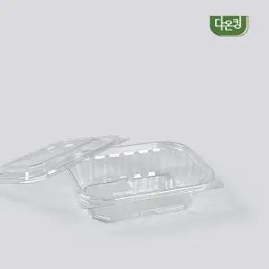 PET반찬포장용기 JH204 투명 600개 SET 샐러드 도시락찬 배달 포장용기