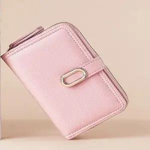 여성 5컬러 카드지갑 동전 타원클립 중지갑 반지갑 WFJG30A