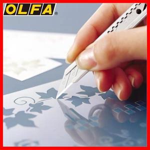 일본  OLFA SAC-1 소형 9mm 미공도 30도 각도 전문 자동차 패치 절단기 스테인리스강 다기능 학생 소도 미