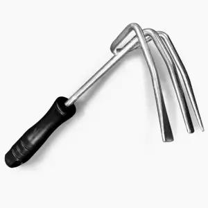 견고한 갯벌작업용 세발갈퀴 조개호미 홈가든 원예용품 정원가꾸기 잡초제거기 농자재