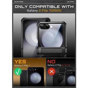 For Samsung Galaxy Z Flip 7 Case SUPCASE UB Pro Full Body Military-Grade Phone Cover with Built-in S