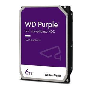 웨스턴 디지털 6TB WD 퍼플 감시 내장 하드 드라이브 HDD - SATA 6Gb/s, 256MB 캐시, 3.5인치 WD63PURZ