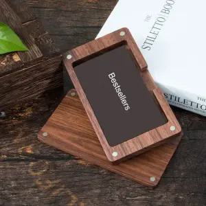 bns 원목 마그네틱 명함 케이스 나무 상자 명함케이스 명함지갑선물 회사단체선물