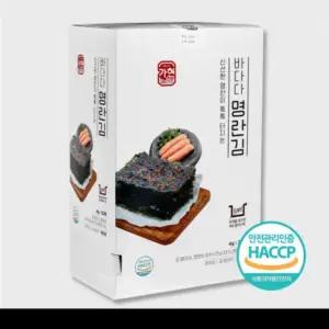 바다다 명란김 신선한 명란이 톡톡 김 20봉 도시락김 반찬 밥도둑