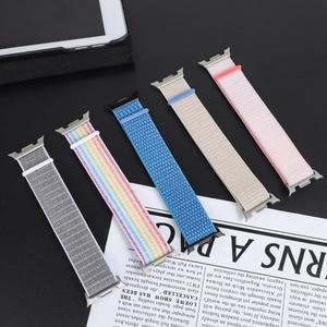 삼성 갤럭시 워치 8 클래식 46mm 스마트워치 액세서리용 나일론 스포츠 스트랩 손목밴드 갤럭시 워치 8 40/