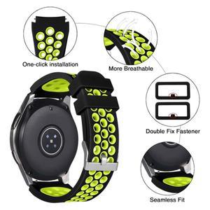 삼성 기어 S3 프론티어/클래식 갤럭시 시계 3용 22mm 스트랩 삼성 갤럭시 시계 46mm 스트랩용 45mm 스포츠