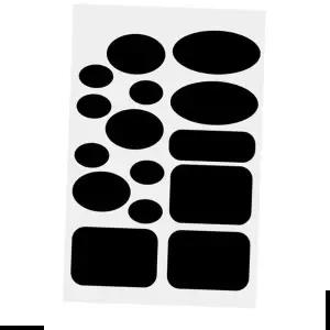 패딩 겨울옷 수선 스티커 원형 블랙 패치 수선 용 패치 스티커 겨울옷 옷에붙이는 점퍼