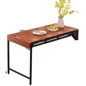 벽걸이형 다용도 확장형 테이블 식탁 인테리어 접이식 자취방 공간활용 벽걸이 수납장 원룸