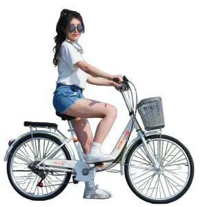 접이식 24인치 자전거 22인치 기어 6단 바구니 여성