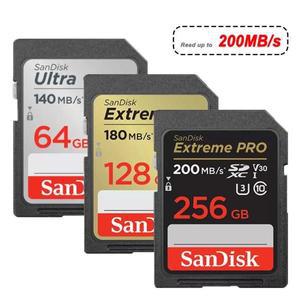 SanDisk Ultra Extreme Pro SD 카드 128GB 64GB 256G 1T C10 플래시 메모리 U3 4K V30 카메라 용
