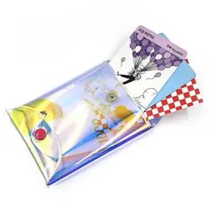 동전지갑 투명 홀로그램지갑 카드지갑 홀로그램 미니지갑 동전지갑 홀로그램파우치