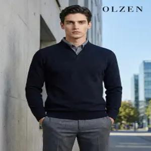 [올젠]셔츠 레이어드 니트 (ZPE1ER1501)