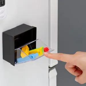 무타공 자석 소지품 정리함 냉장고 마그네틱 수납함 벽걸이형수납함 월포켓 리모컨거치대