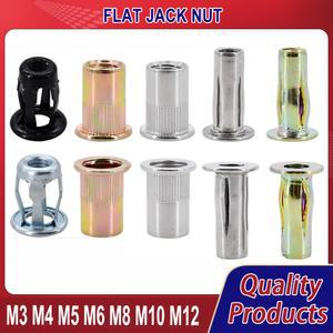 M3 M4 M5 M6 M8 M10 M12 꽃잎 모양 금속 탄소/스테인레스 스틸 잭 너트 리벳 너트 리브 너트 플랫 확장 클램프 고정 인서트 너트