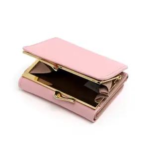 핑크 반지갑 여성용반지갑 가죽 반지갑 여성용반지갑 여성반지갑 여자반지갑 가죽지갑