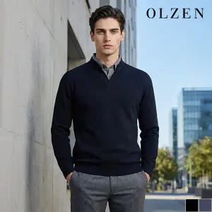 [올젠] 셔츠 레이어드 니트 (ZPE1ER1501)