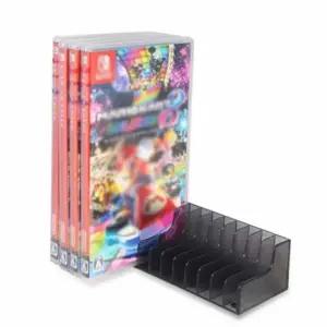 ( )CD DVD 케이스 홀더 2개 DVD선반 CD정리 CD정리대 CD꽂이 책장정리 DVD보관함 CD정리함 DVD보관 DVD정리