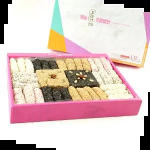 강릉사기막한과 신선코리아 강릉 수제한과선물세트 찹쌀 유과 다식1kg