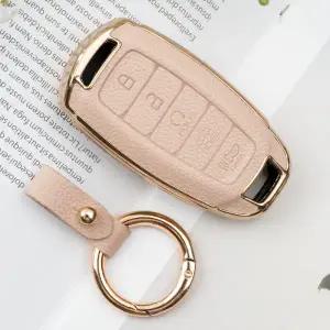 현대 그랜저IG 팰리세이드 싼타페TM 아반떼CN7 캐스퍼 일렉트릭 EV 코나 스마트키 5버튼 TPU 가죽 케이스