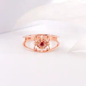 [오팔하우스] 14k 가넷 로얄 심볼 반지 OPDLR4956