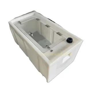 횟집 활어 운반통 양어장 수산물 운송 140l 140L 스탠드 활어통