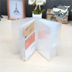 깔끔한 반투명 카드 보관함 정리함 명함집 명함보관철 명함바인더