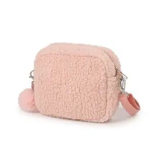 양털 크로스백 미니 가방 여성 숄더백 양털