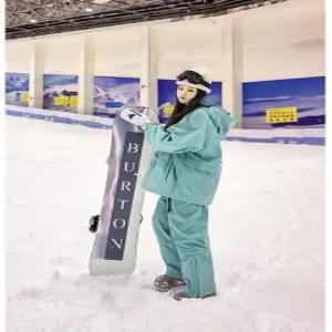 멜빵형 여성 빅사이즈 방수 스노우보드 팬츠 자켓 커플