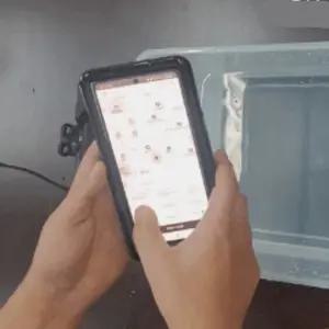 오토바이 배달용 충전형 방수케이스 자석식 자석 방수팩