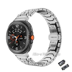 삼성 갤럭시 워치 8 클래식 46mm 메탈 시계줄 팔찌 삼성 워치 8 40mm 44mm 밴드용 스테인리스 스틸 스트랩