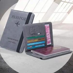 [콩심팥심]여권 케이스 여행 보안 카드 지갑 러기지 태그 백팩 골프 가방용