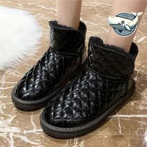 여성 방한 털부츠 겨울 패딩 푹신한 스타일 여자가을신발 앵글부추 발목부츠 발편한부츠