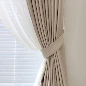 [지나송]리반 암막커튼+코디커튼+커튼봉(대형)