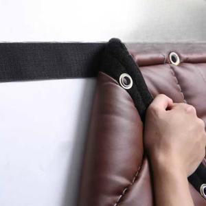 노래방 방음 도어 방풍 공연장 방진 소음차단 방음문 갈색 방음막 높이200 사이즈 더블