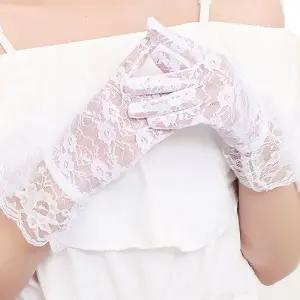 예식 결혼식 혼주 레이스 웨딩소품 여성 망사 장갑 bUk4+4TVl