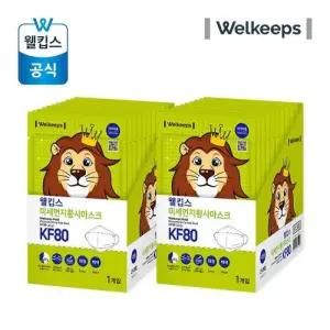 웰킵스 마스크 KF80 방한 대형 25개입 2개