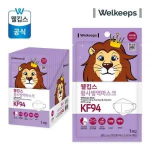 웰킵스 마스크   방역 KF94 대형 25개입