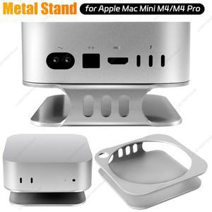 apple 호환 Mac Mini M4/M4 Pro 컴퓨터 미니 소형 호스트 금속 스탠드 데스크탑 하단 공간을 높여 열 방출
