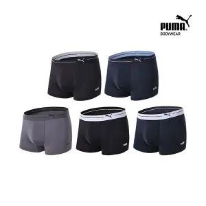 푸마바디웨어 푸마 언더웨어푸마 캣 로고 벤틸레이션 드로즈 5종 세트 1731757